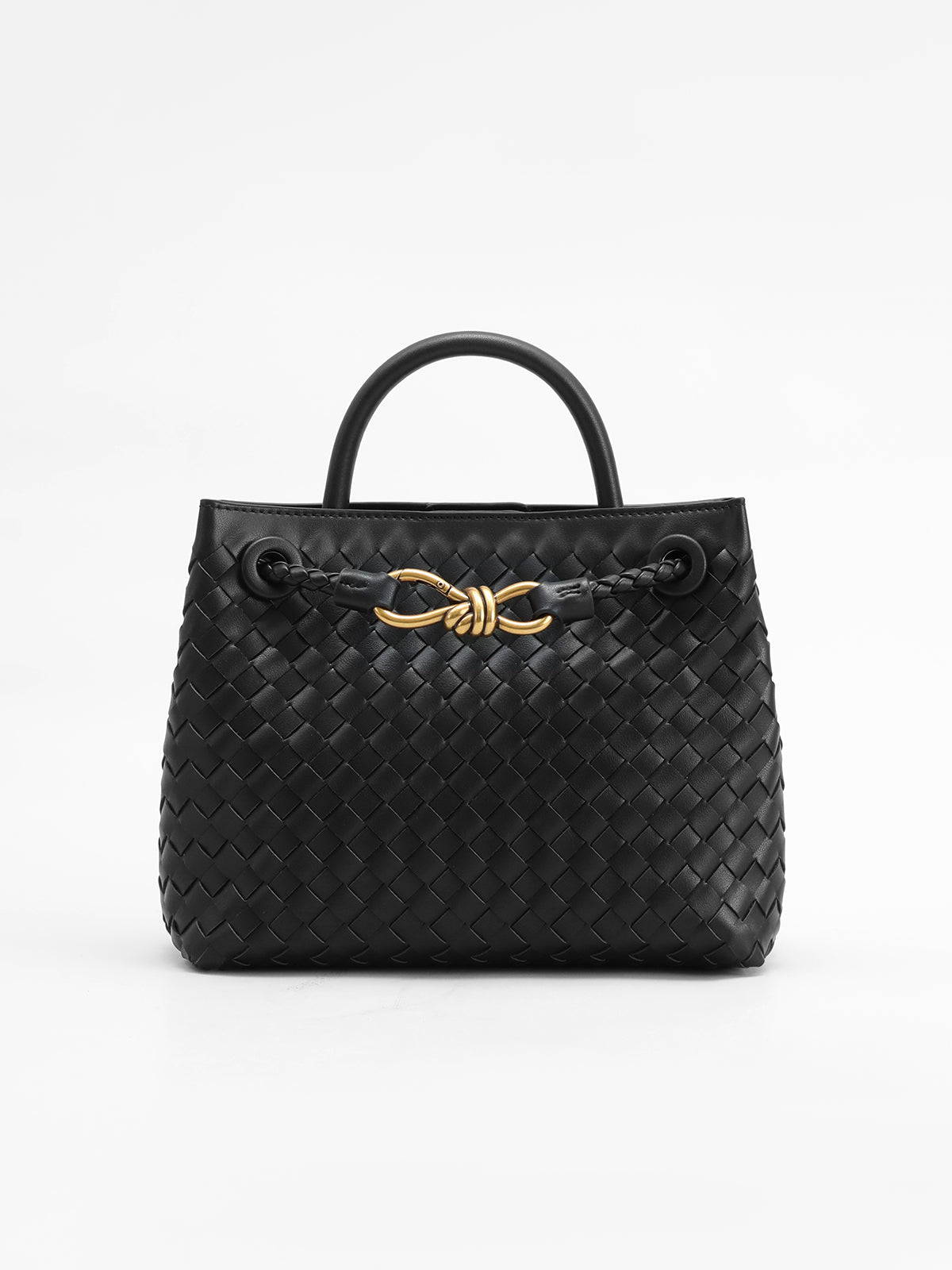 Bleuor™ | Tasche mit metallisiertem, gedrehtem Griffdetail