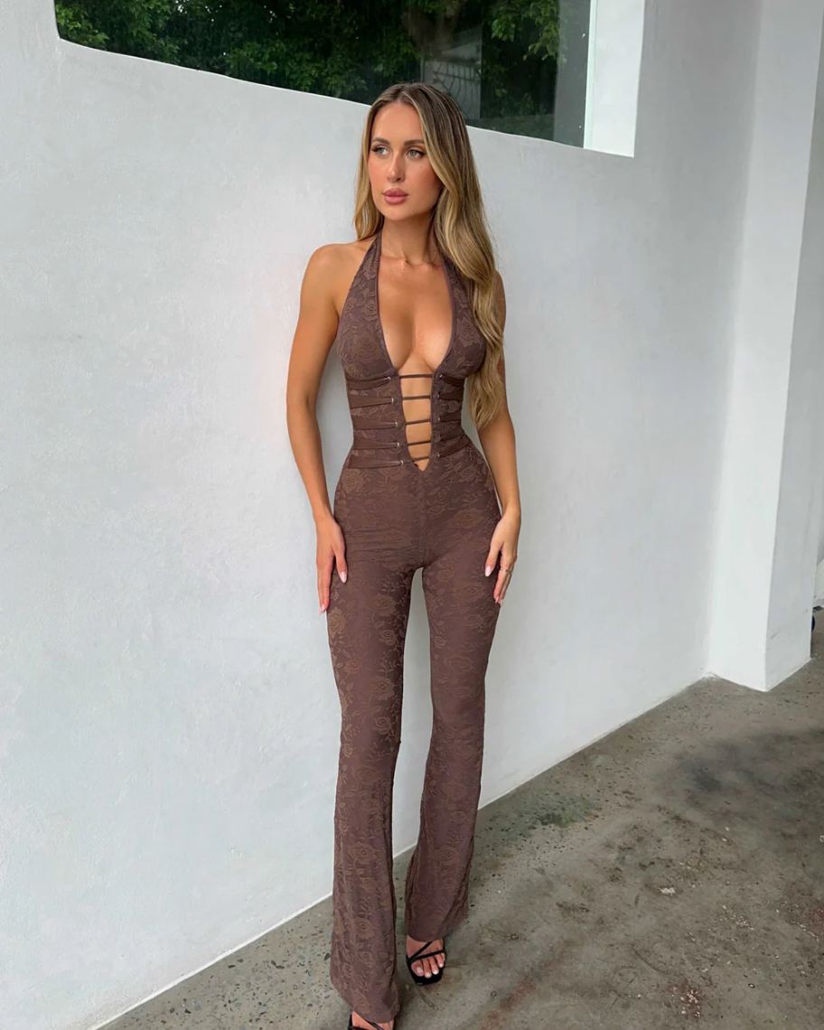 Thalia™ Luxe Spitze Jumpsuit