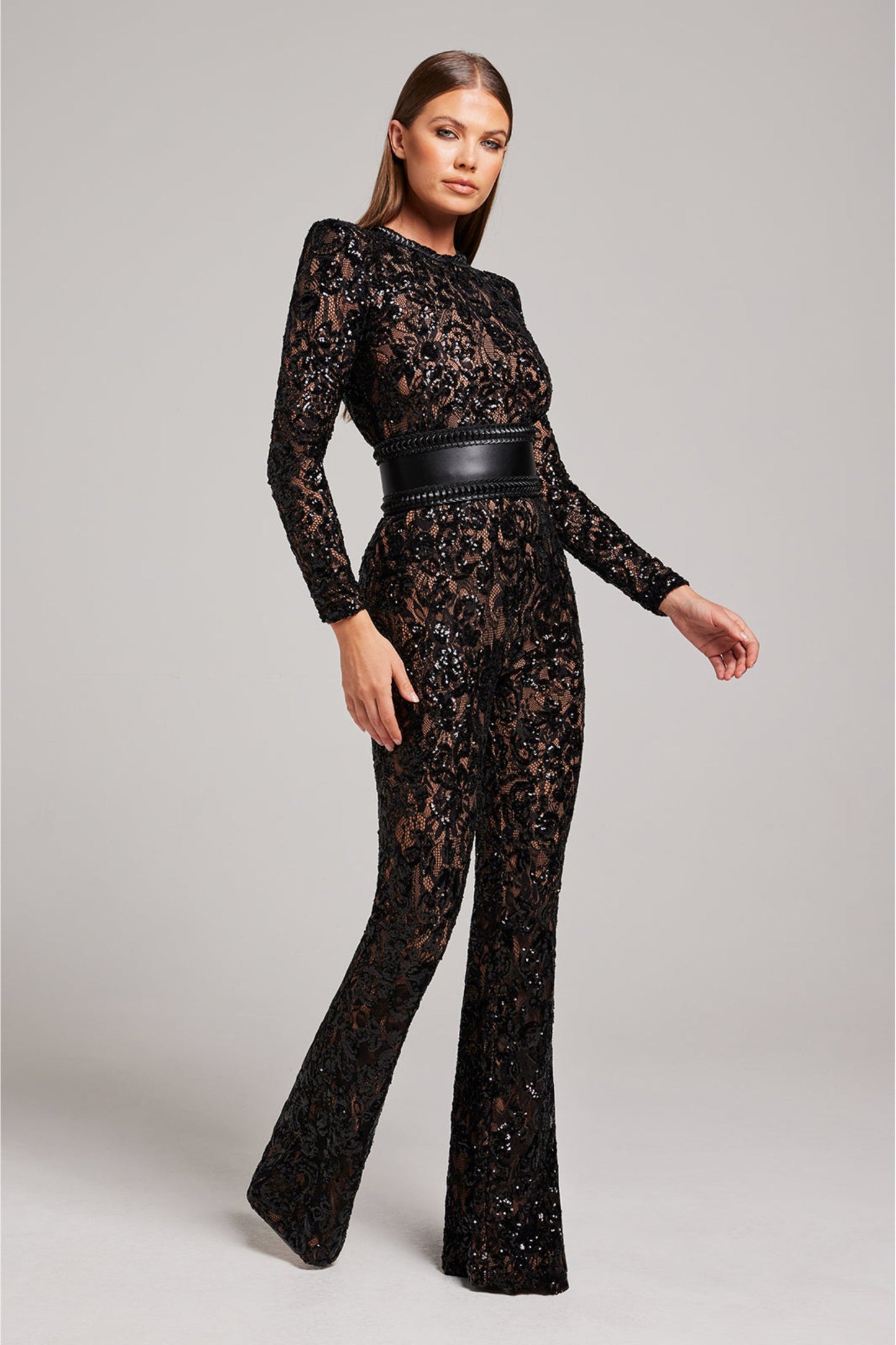 Féline™ - Eleganter Spitzen-Jumpsuit