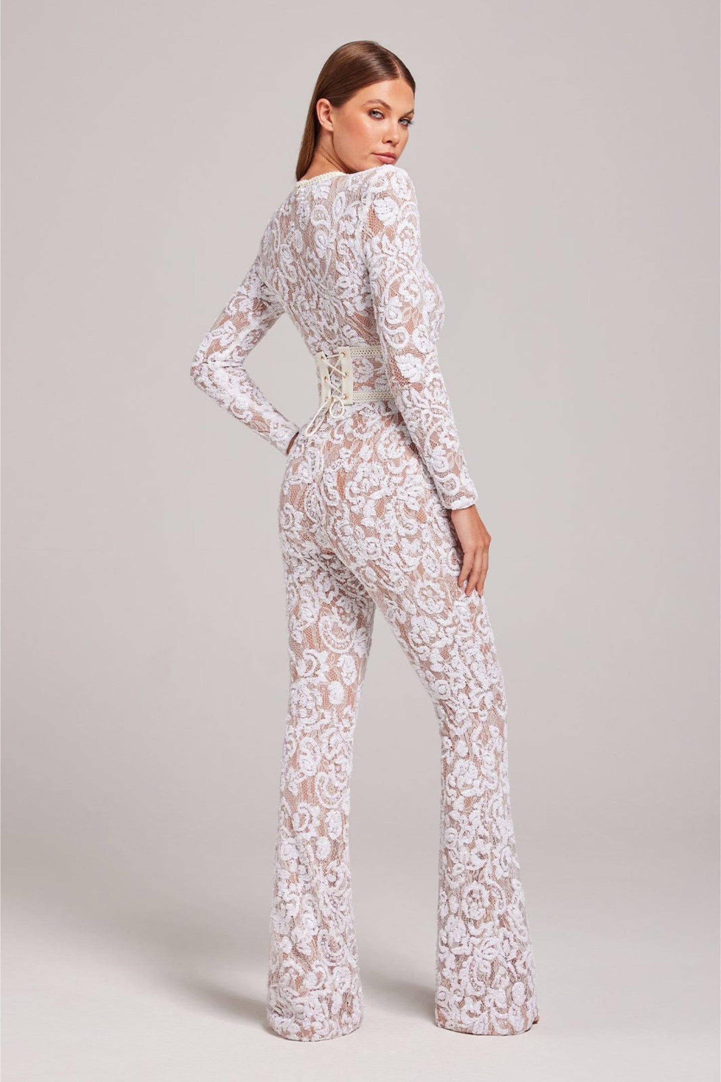 Féline™ - Eleganter Spitzen-Jumpsuit