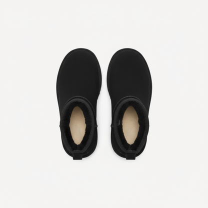 MINI PLATFORM-KNÖCHELBOOT SIENA – SCHWARZ