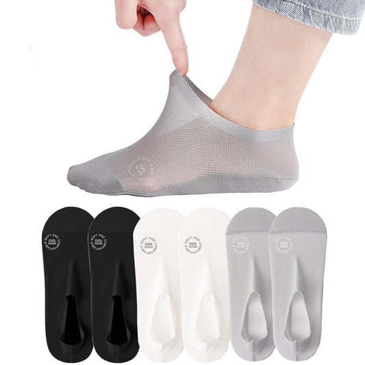 Unsichtbare rutschfeste Socken mit ultradünnem Futter