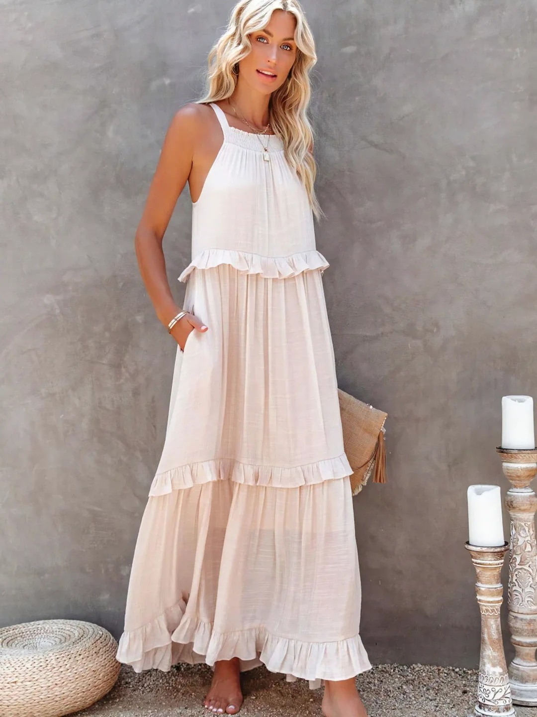 Vivian™ - Lässiges, lockeres Maxikleid