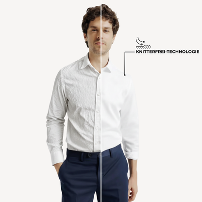 BÜGELFREIES SLIM FIT HEMD FIRENZE – HELLBLAU