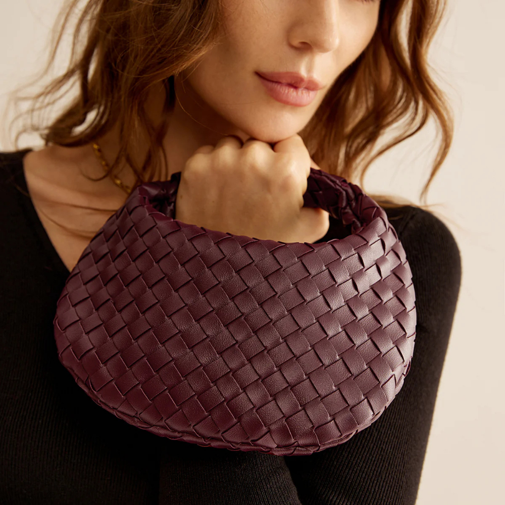 MINI-TASCHE PISA – BURGUNDERROT