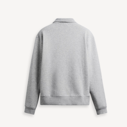 ZIP PULLOVER PALERMO – GRAU
