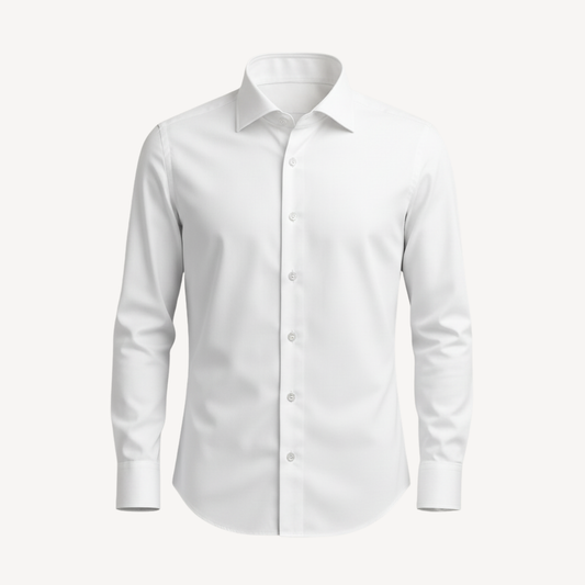 BÜGELFREIES SLIM FIT HEMD FIRENZE – WEISS