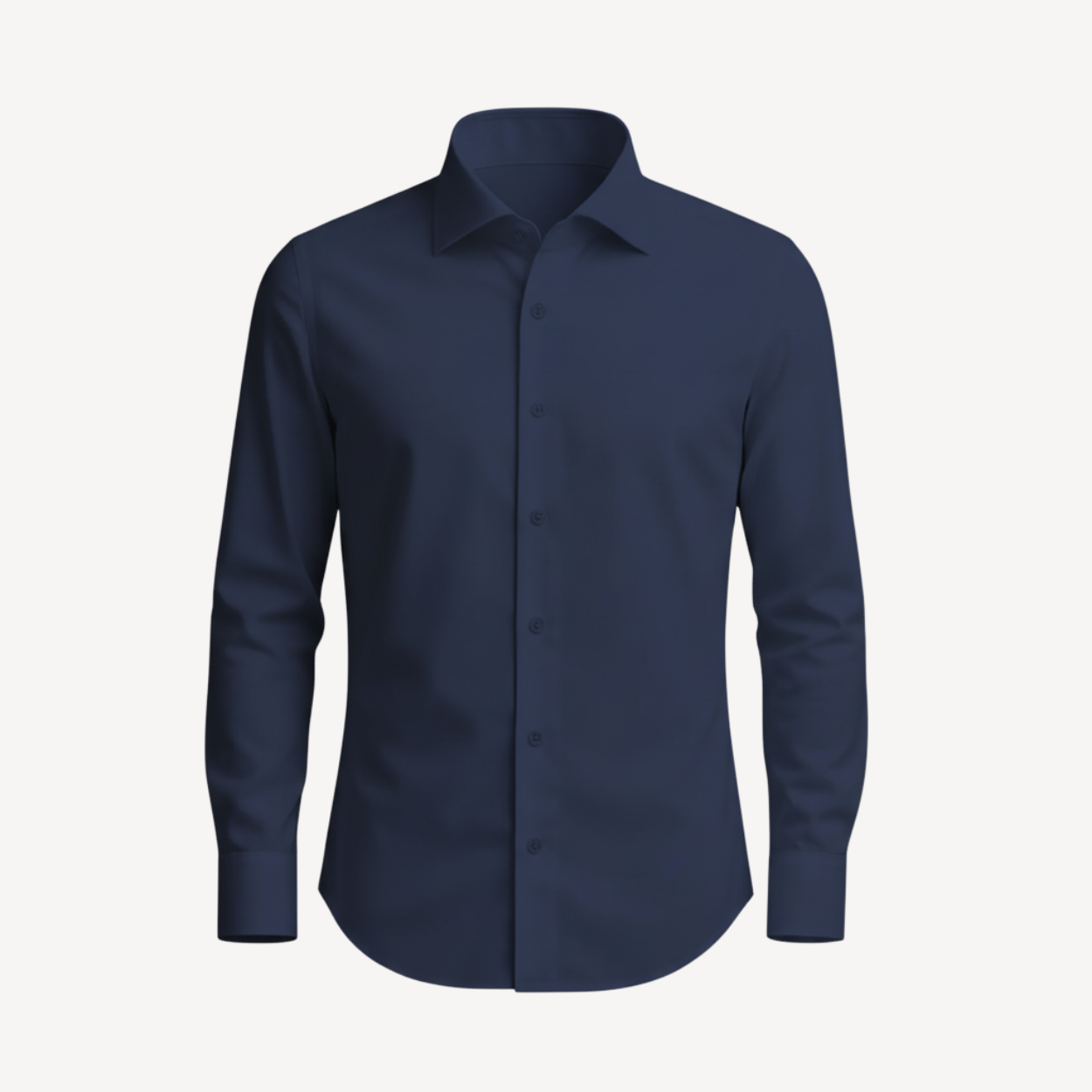 BÜGELFREIES SLIM FIT HEMD FIRENZE – MARINEBLAU