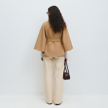 GÜRTEL CAPE COAT MESSINA – CAMEL