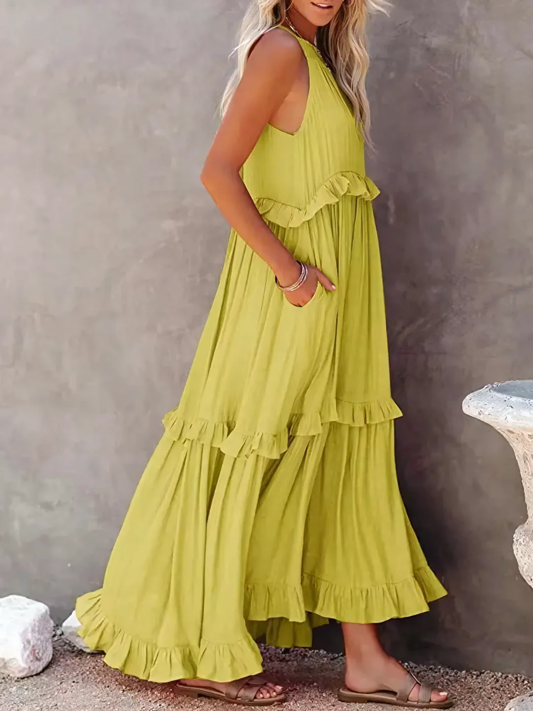 Vivian™ - Lässiges, lockeres Maxikleid