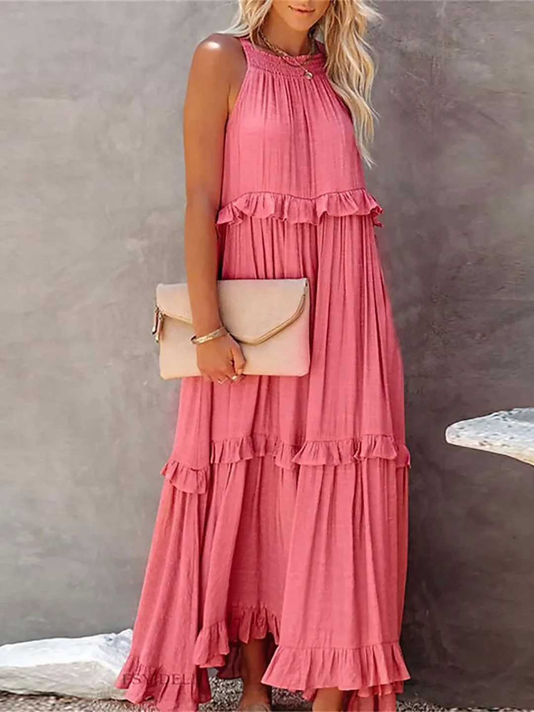 Vivian™ - Lässiges, lockeres Maxikleid