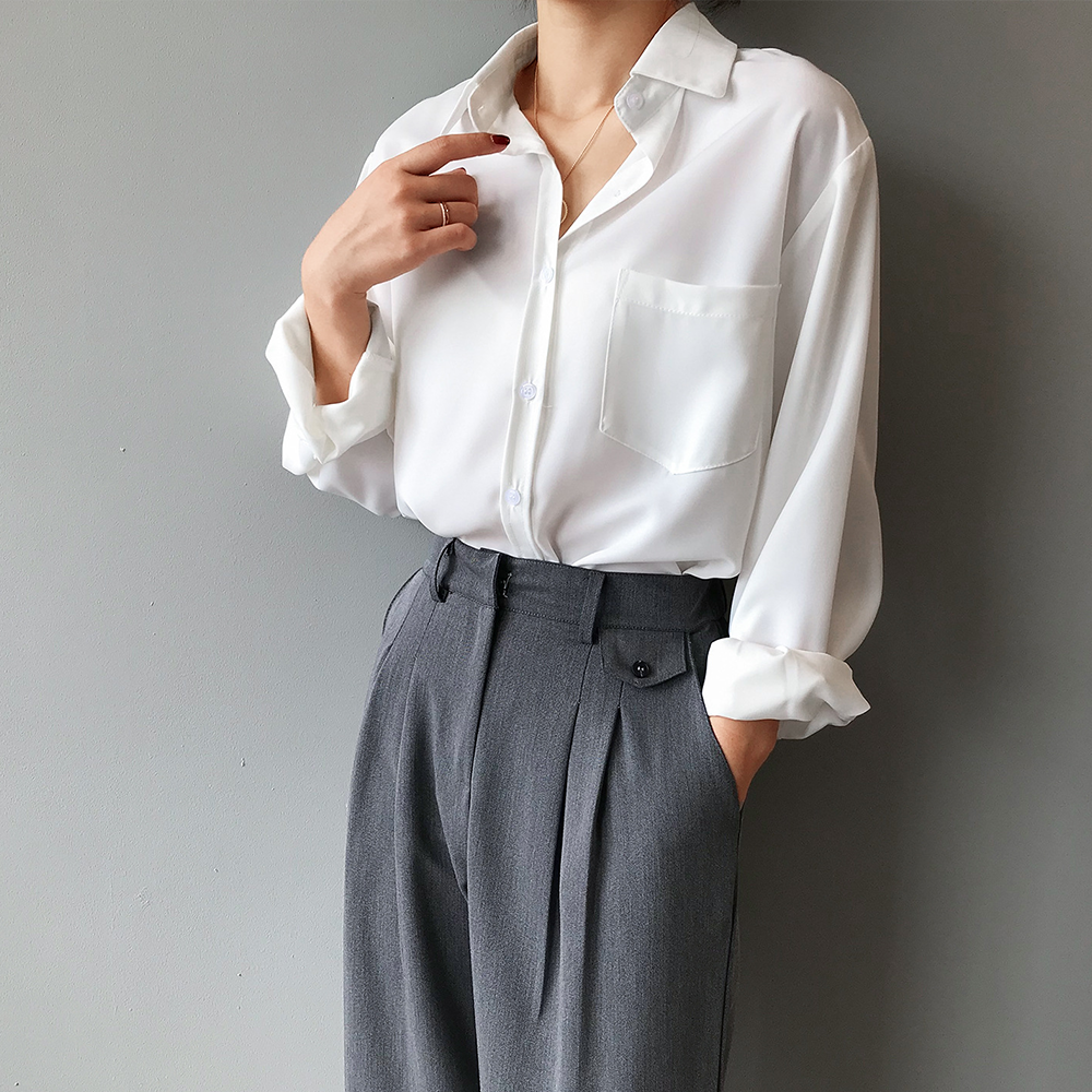Frieda™ - Elegante Vintage lose Bluse
