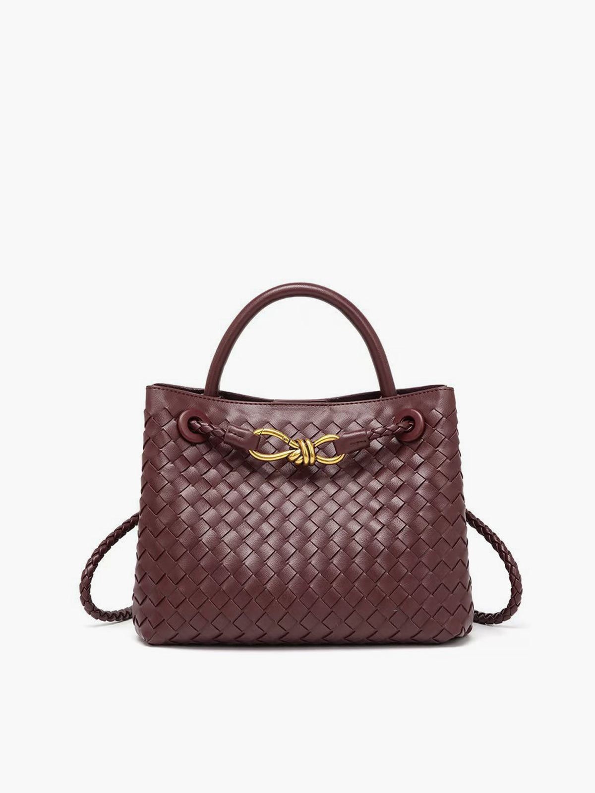 Bleuor™ | Tasche mit metallisiertem, gedrehtem Griffdetail