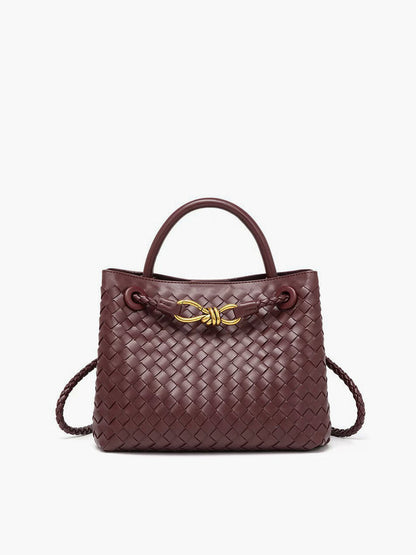 Bleuor™ | Tasche mit metallisiertem, gedrehtem Griffdetail