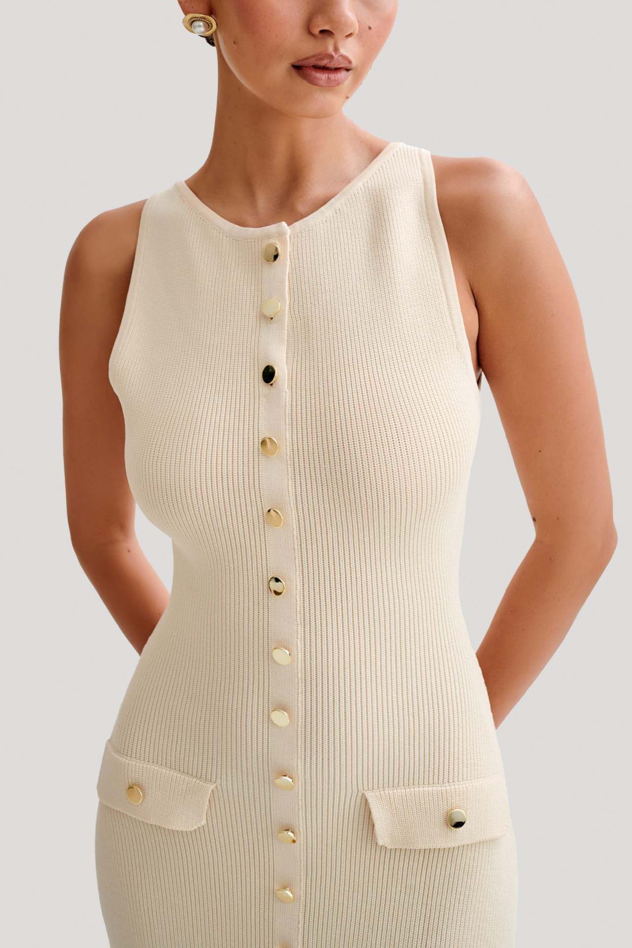 Zarah™ - Elegantes Kleid mit O-Ausschnitt