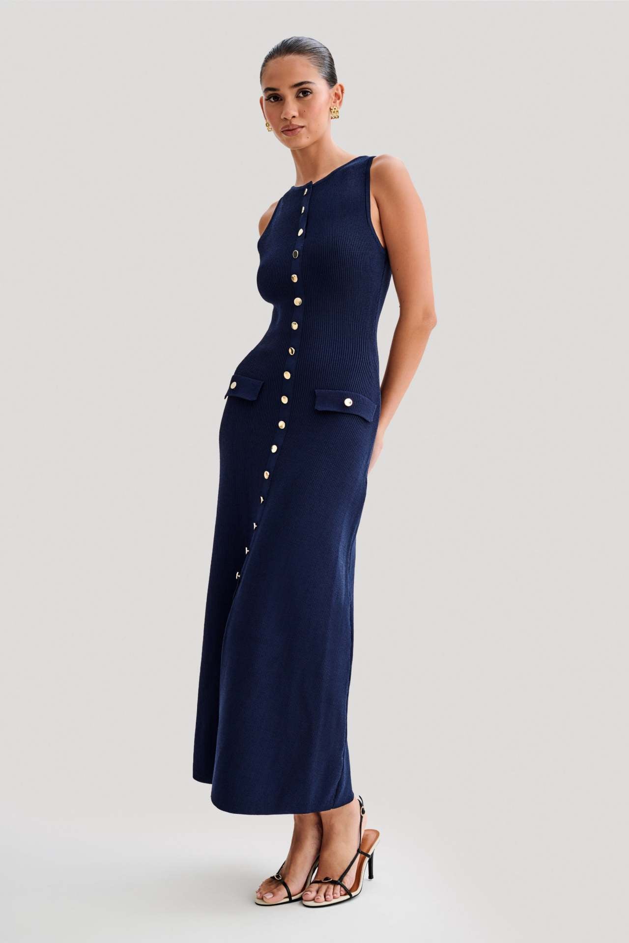 Zarah™ - Elegantes Kleid mit O-Ausschnitt