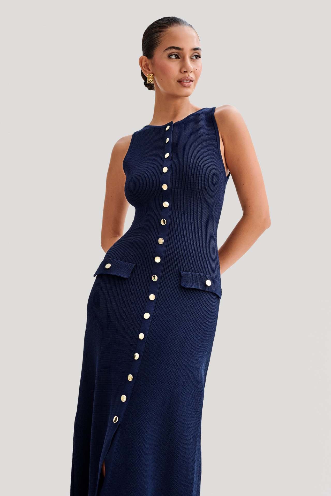 Zarah™ - Elegantes Kleid mit O-Ausschnitt