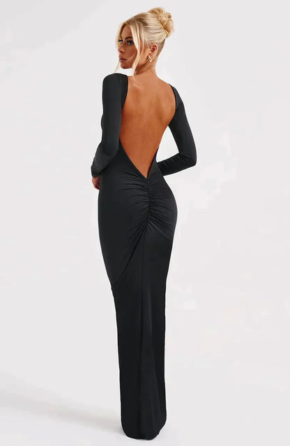 Filou's™ - Maxikleid mit tiefem Ausschnitt