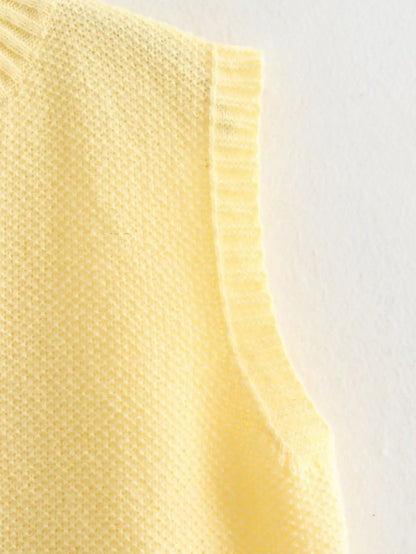 Ilse™ - Fashion Damen Tank Top gestrickt