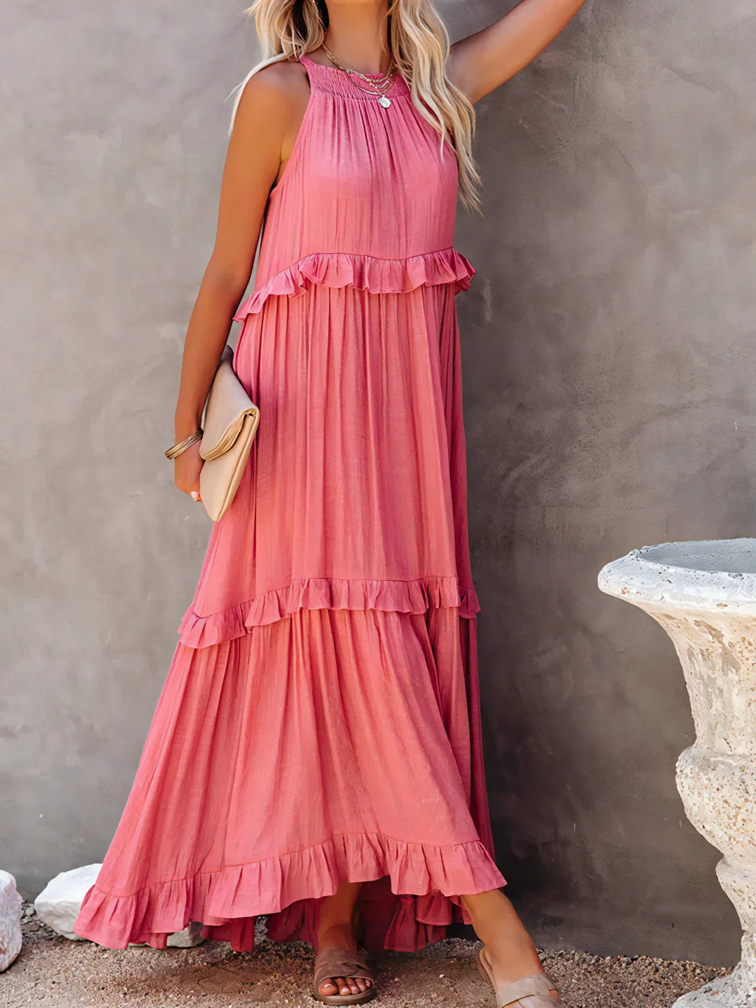 Vivian™ - Lässiges, lockeres Maxikleid