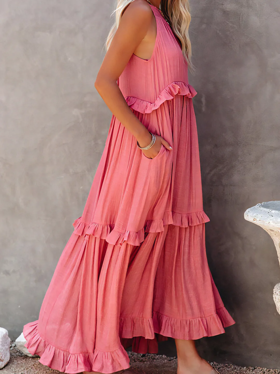 Vivian™ - Lässiges, lockeres Maxikleid