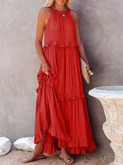 Vivian™ - Lässiges, lockeres Maxikleid