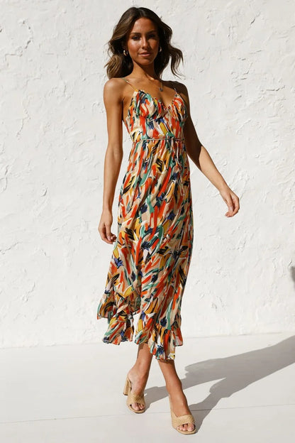 Selene™ -  Boho-Strandkleid mit Riemen