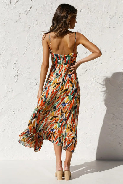 Selene™ -  Boho-Strandkleid mit Riemen