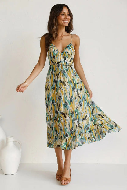 Selene™ -  Boho-Strandkleid mit Riemen