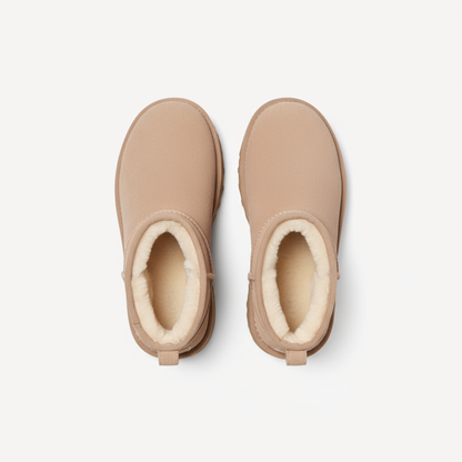 MINI PLATFORM-KNÖCHELBOOT SIENA – BEIGE