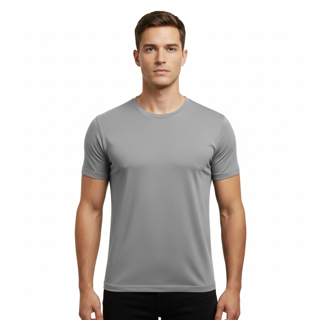 T-SHIRT PERFECT FIT TORINO – GRAU