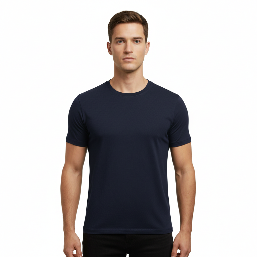 T-SHIRT PERFECT FIT TORINO – MARINEBLAU
