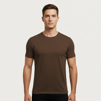 T-SHIRT PERFECT FIT TORINO – BRAUN
