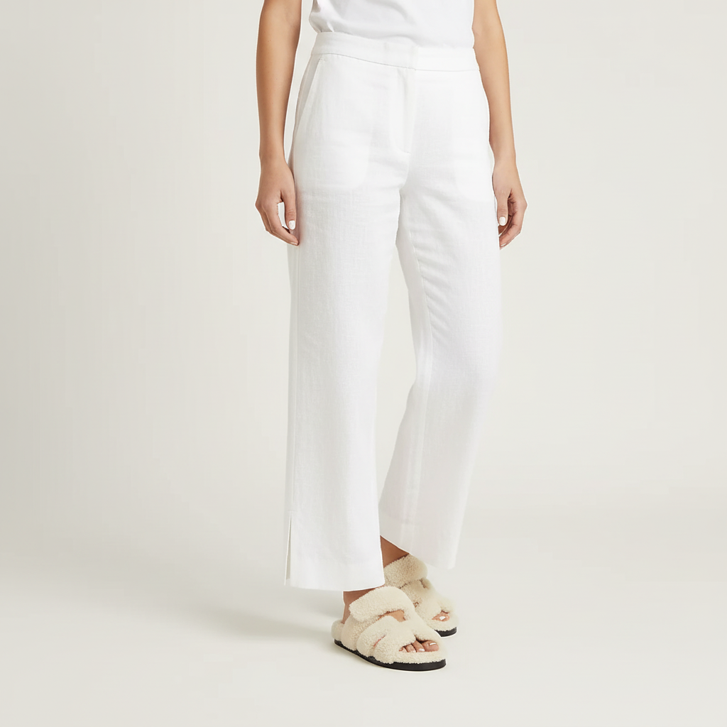 Sandalen Roma – Weißes Fell / Winter Edition