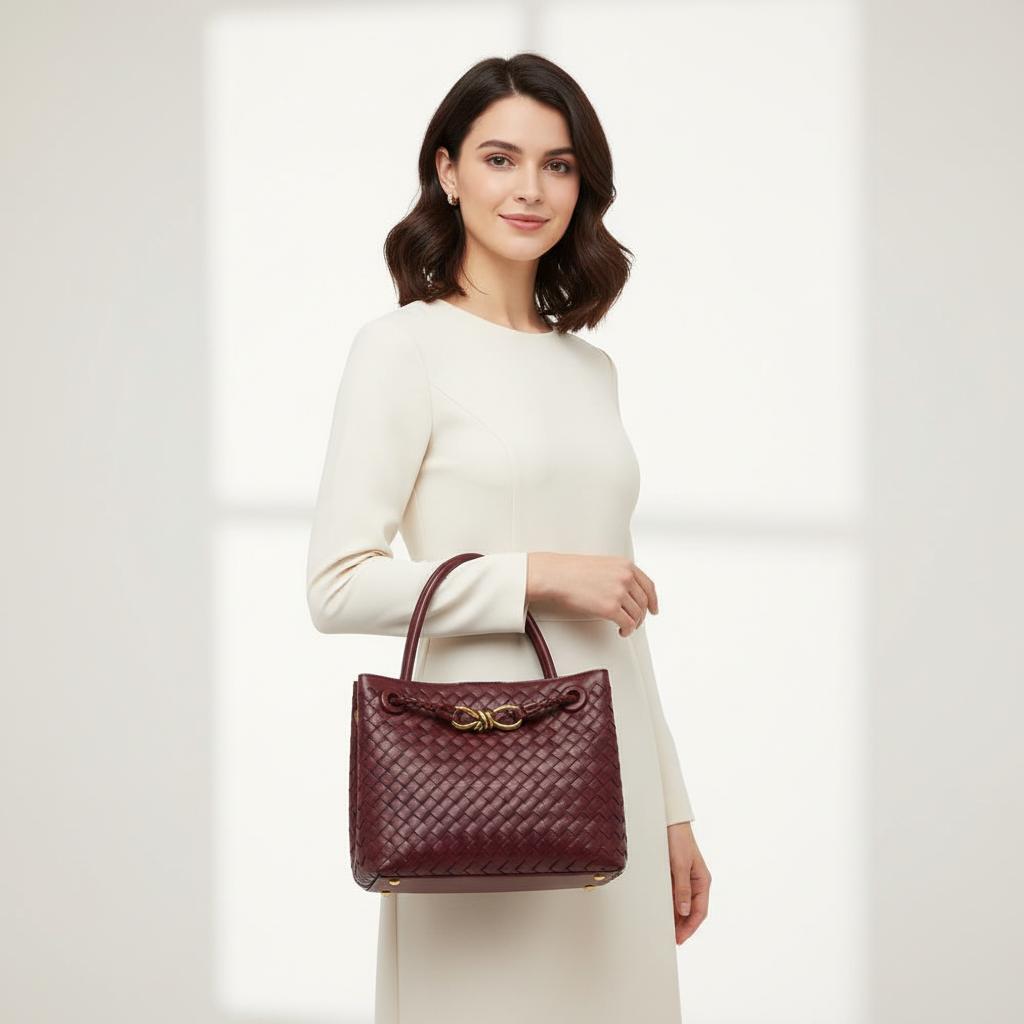 CABAS CATANIA – BURGUNDERROT